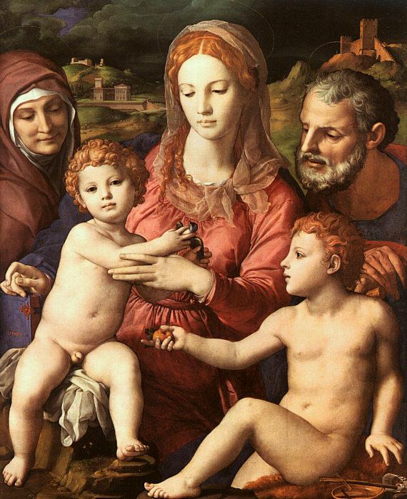  Holy Family with St.Anne and the Infant St.John